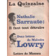 La quinzaine littéraire n° 50 / nathalie sarraute : il faut tout...