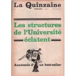 La quinzaine littéraire n° 49 / les structures de l'université...