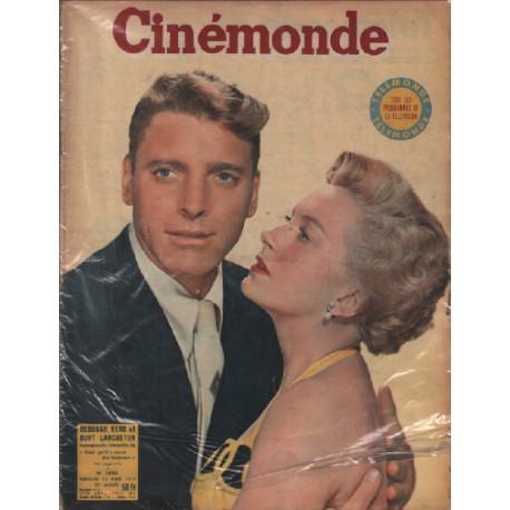 Cinémonde n° 1025 / couverture : deborah kerr et burt lancaster