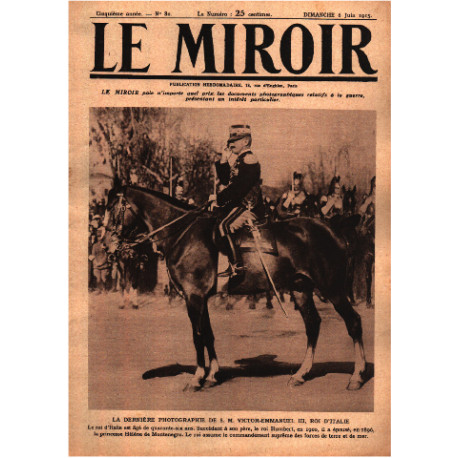 Le miroir publication hebdomadaire n° 80 / le derniere...