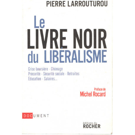 Le livre noir du libéralisme