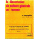 La dissertation de culture générale par l'exemple