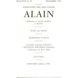 Association des amis d'alain n° 47 / alain : dédicaces et lettres...