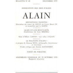 Association des amis d'alain n° 49 / alain : definition inésites...