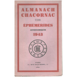 Almanach chacornac éphémerides astronomiques 1943