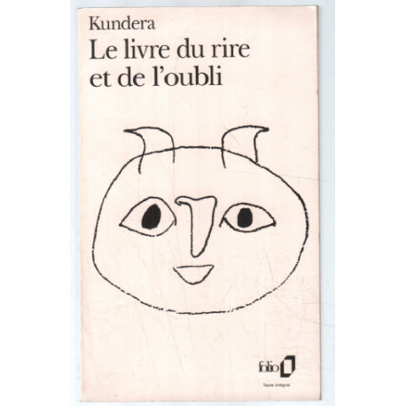 Le livre du rire et de l'oubli