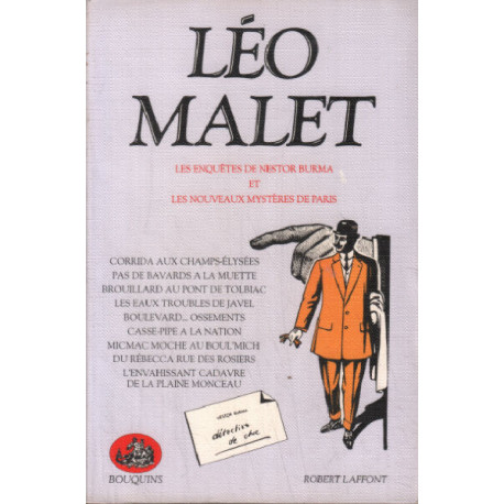 Oeuvres de Léo Malet tome 2 : Les enquetes de nestor burma et les...