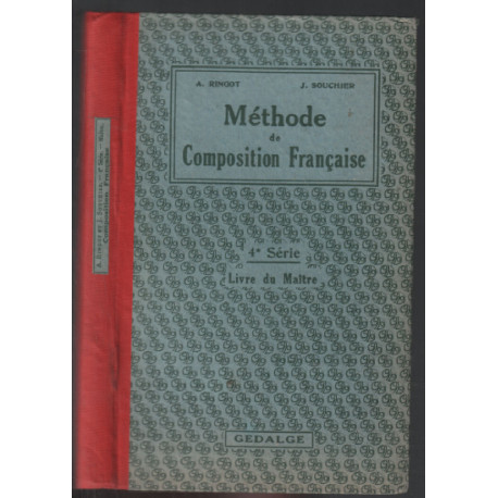 Méthode de composition francaise (livre du maitre 1928)