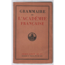 Grammaire de l'académie francaise