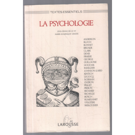 La Psychologie (textes essentiels)