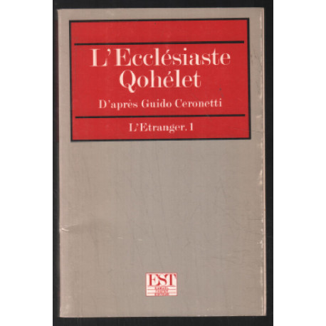 L'Ecclésiaste Qohélet