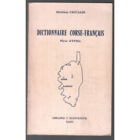 Dictionnaire Corse-Francais ( Pieve d'Evisa)