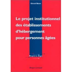Le Projet Institutionnel Des Établissements D'hébergement Pour...