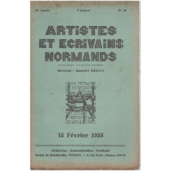 Artistes et écrivains normands / 10 numéros de 1934 + 4 numeros...