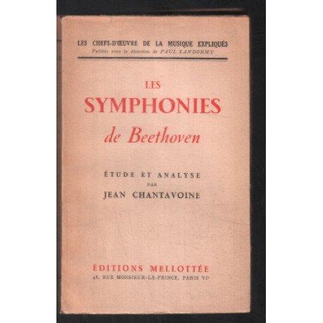 Les symphonies de Beethoven (étude et analyse)