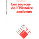Les sources de l'histoire ancienne