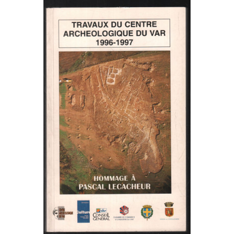 Travaux du centre archéologique du Var 1996-1997 : hommahe à...