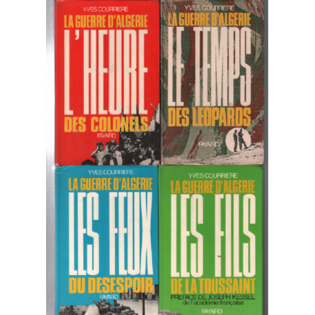 La guerre d'Algérie (complet en 4 tomes) fils de la toussaint ,...