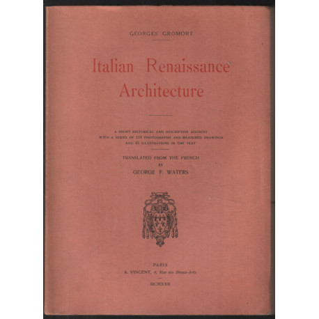 Italian Renaissance architecture (illustrations et photographies...