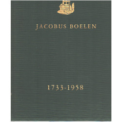 1733-1958 Jacobus boelen amsterdam/ Jacobus Boelen. Amsterdam....
