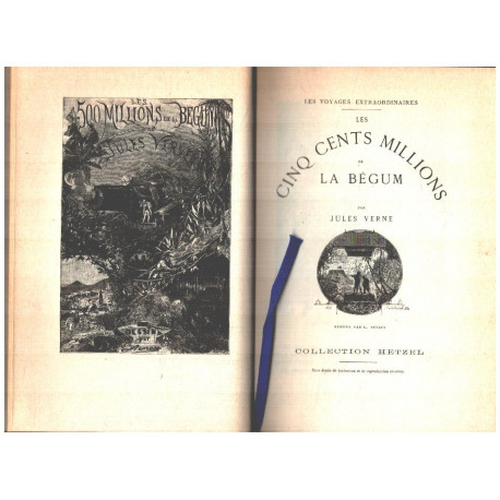 Oeuvres de jules Verne tome XV /les cinq cent millions de la begum