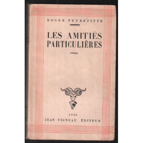 Les amitiés particulières