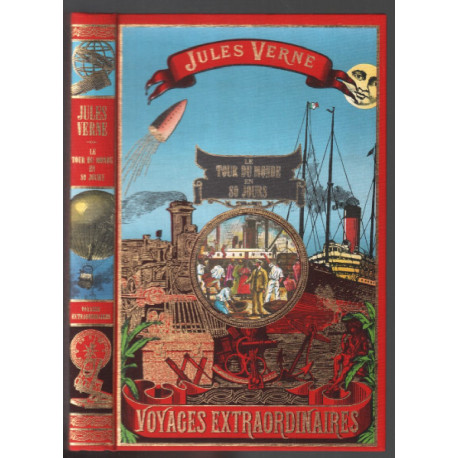 Le tour du monde en 80 jours (réédition avec illustrations d'origine)