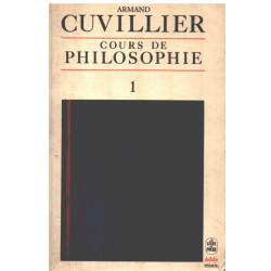 Cours de philosophie tome 1