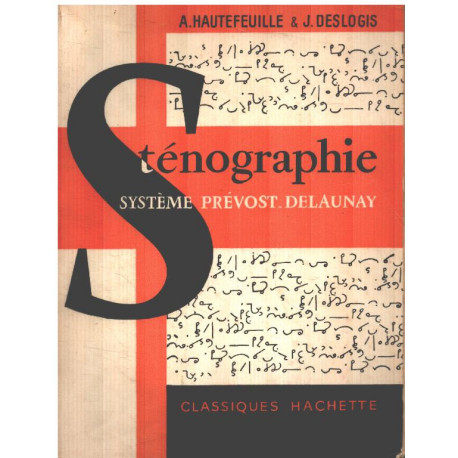 Sténographie : système prévost-delaunay