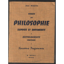 Cours de philosophie : exposés et documents