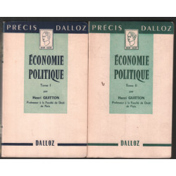 Économie politique (complet en 2 tomes)