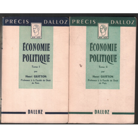 Économie politique (complet en 2 tomes)