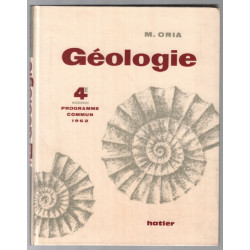 Géologie 4e moderne : programme commun 1962