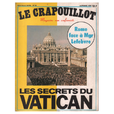 Le crapouillot nouvelle série n° 40 / les secrets du vatican