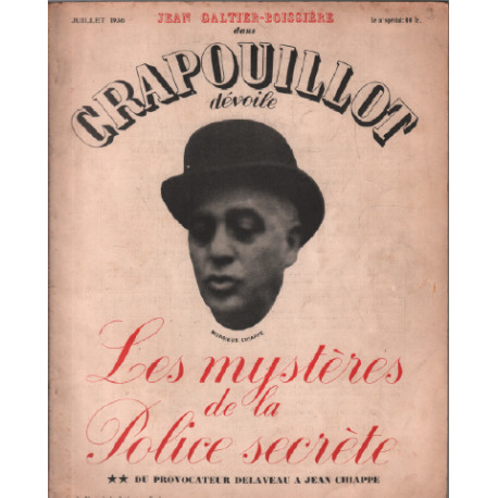 Le crapouillot n° special /mai - juillet 1936 / les mysteres de la...