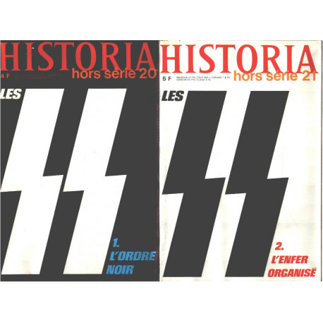 HistorIa hors serie 20 / les SS /2 tomes : l'ordre noir + l'enfer...