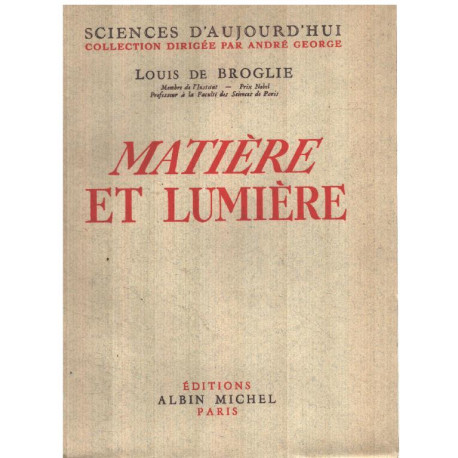 Matiere et lumiere