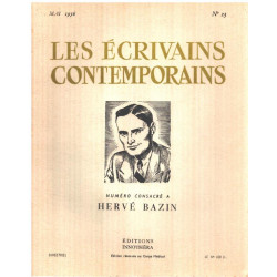 Les écrivains contemporains n° 23 / herve bazin