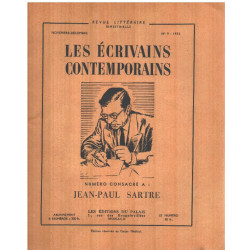 Les écrivains contemporains n° 9 / jean paul Sartre