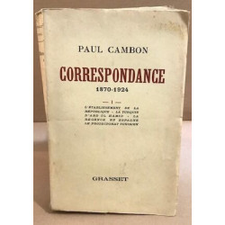Correspondance / tome 1 (1870-1924 )