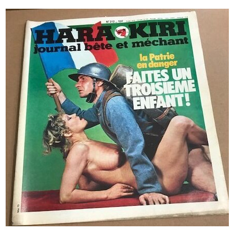 Journal bête et méchant / revue hara kiri n° 212