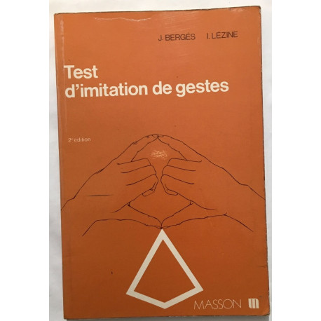 Test d' imitation de gestes