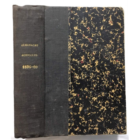 Almanachs de la société des agriculteurs de France (de 1896 à 1900)