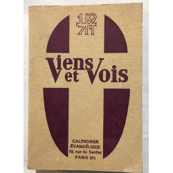 Viens et vois / cahier évangélique 1971
