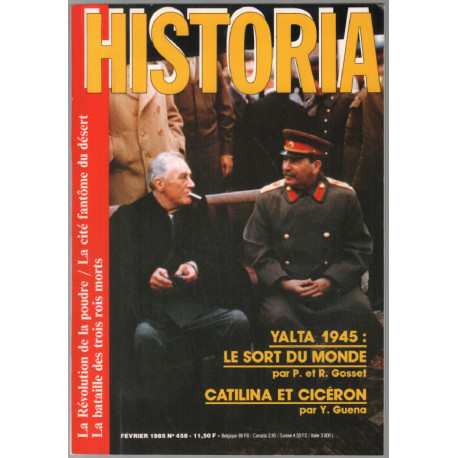 YALTA 1945 : le sort du monde (Gosset) / Catilina et Cicéron (Guena)