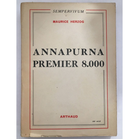 Annapurna premier 8000 ( avec sa carte )