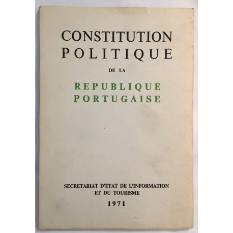 Constitution politique de la République Portugaise