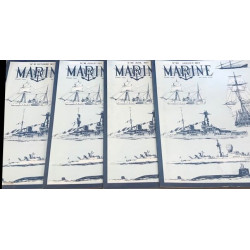 Revue trimestrielle marine / année complete 4 numéros / 1977