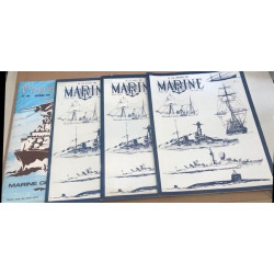 Revue trimestrielle marine / année complete 4 numéros / 1981