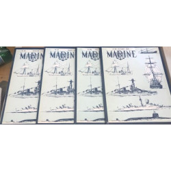 Revue trimestrielle marine / année complete 4 numéros / 1975